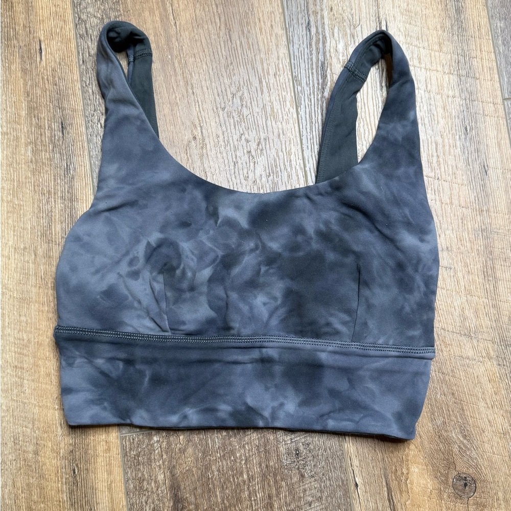 lululemon athletica Gray Tie-Dye Sports Bra - 4 c/d - preloved
